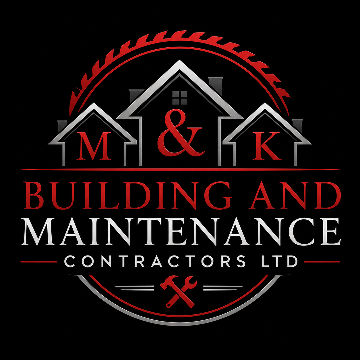 M&K Building Contractors logo